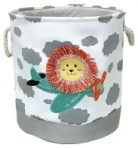 Coș de depozitare pentru jucării Moni Toys - Roro, 36 x 38 cm, Leu