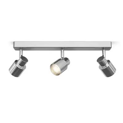 VALTO III Corp de iluminat aparent crom 230V GU10 LED 3x5W IP44