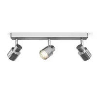 VALTO III Corp de iluminat aparent crom 230V GU10 LED 3x5W IP44
