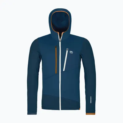 Hanorac bărbați ORTOVOX Fleece Grid Hoody
