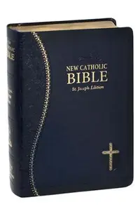 New Catholic Bible Med. Print Dura Lux (Blue)
