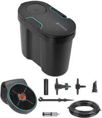 Kit de irigare prin picurare solară Gardena 3 în 1 cu rezervor - AquaBloom, 10,5 l