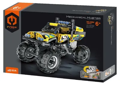 Constructor iM.Master Mechanical Master - Off-Road jeep, Pull Back, 199 piese