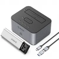 Docking Station Orico IT28E-C pentru HDD / SSD SATA 2.5inch / 3.5inch - SSD SATA M.2 NVMe, Gri