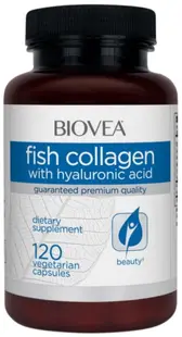 Fish Collagen & Hyaluronic Acid, 120 capsule, Biovea