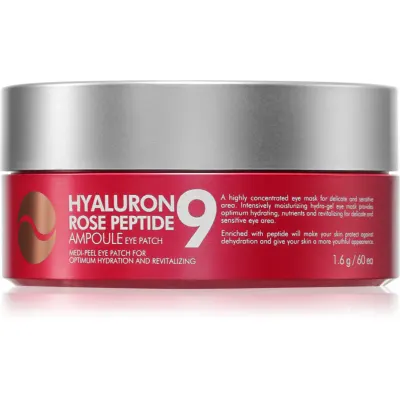 MEDIPEEL+ Hyaluron Rose Peptide 9 Discuri din silicon pentru ochi 60 buc