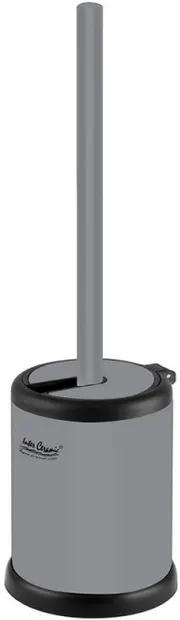 Perie de toaletă Inter Ceramic - 7287G, Anti-Fingerprint, gri mat