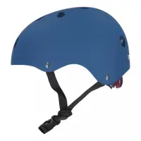 Casca de bicicleta pentru copii Trike Fix, marime M (55-58 cm), lumina LED integrata si 11 orificii de ventilaie, Blue