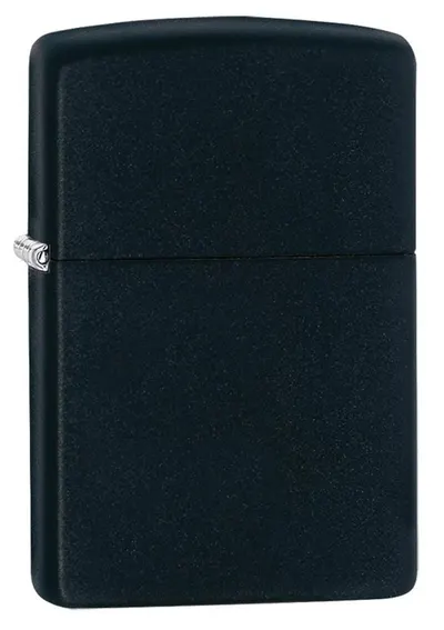 Bricheta Zippo Black Matte, pentru personalizare