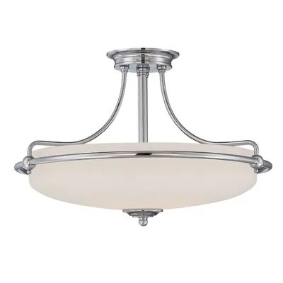 Plafoniera Griffin 4 Light Semi-Flush Light – Antique Nickel