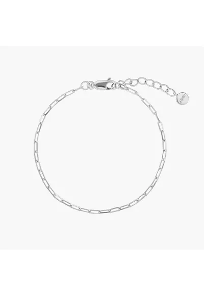 Bratara din argint Paperclip