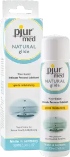 Lubrifiant apă, pjur, med NATURAL, 100 ml