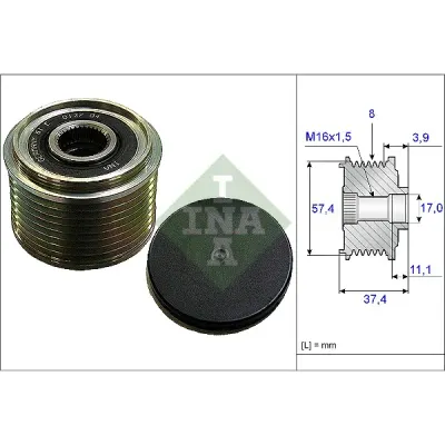 Sistem roata libera, generator INA 535 0068 10