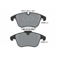 Set placute frana, frana disc TEXTAR 2408401