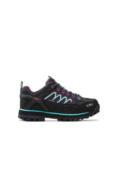 Pantofi de trekking dama Moon Low negru - Negru/Gri