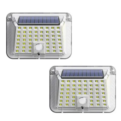 Set 2 x Lampa solara 90 LED Jortan, senzor de miscare