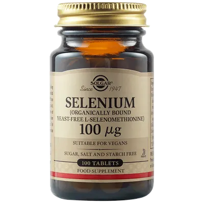 Seleniu 100mcg, 100 tablete, Solgar