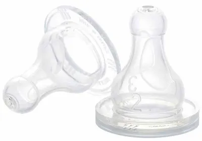 Set de suzete din silicon Beaba - 2 buc, 3m+