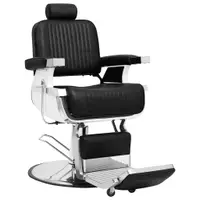 Gossi scaun frizer, negru, 68 x 69 x 116 cm, piele ecologica