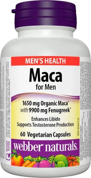 Maca for Men, 60 capsule, Webber Naturals