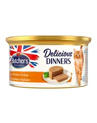 BUTCHER'S Classic Delicious Dinners mousse cu curcan 85 g