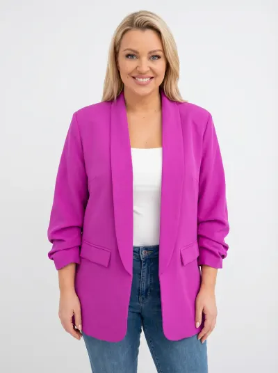 Sacou elegant marime mare violet...