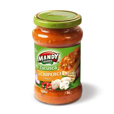 Zacuscă Engros cu Ciuperci Mandy Foods,300 g