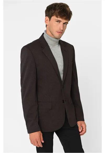 Sacou barbati croaia regulata JB-Rize - negru melange - Negru melange