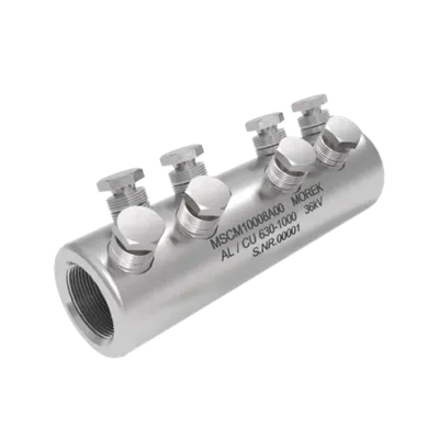Mufa medie tensiune MSCM1000 Al/Cu 630-1000mm² 36kV 8x Surub aluminiu SB cable connector