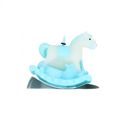 Lumânare decorativă figurină Căluț albastru