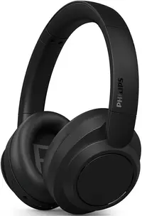 Căști fără fir cu microfon Philips - TAH6509BK/00, ANC, negre