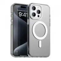 Husa MagSafe pentru Apple iPhone 15 Pro Max, Techsuit, CandyCase, Alba