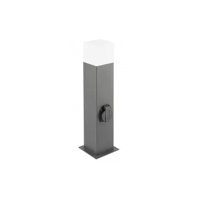 Corp de iluminat pentru exterior - Garden fixture LARGO-P 50, E27, MAX.15W, IP44, AC220-240V, 50-60Hz, max. 2500W, mounting post, graphite