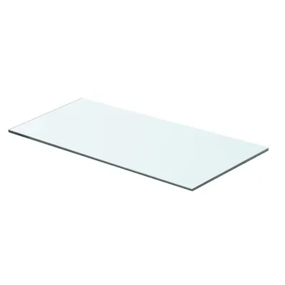 vidaXL Raft din sticlă transparentă, 60 x 25 cm