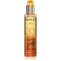 Nuxe Sun Sun Oil Gold SPF 30 Ulei de plaja pentru fata si corp cu efect iluminator SPF 30 150 ml