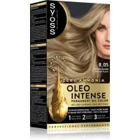 Syoss Oleo Intense Culoare permanenta pentru par cu ulei culoare 8-05 Beige Blond 1 buc