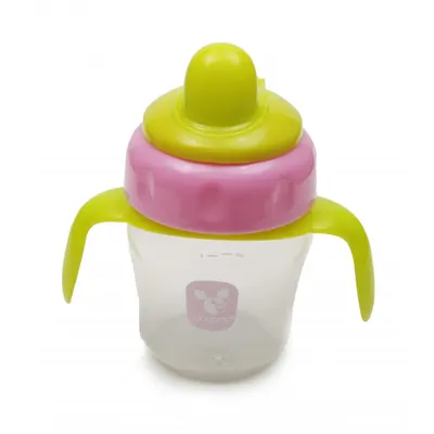Sticluta copii Cangaroo - Roz, 150 ml