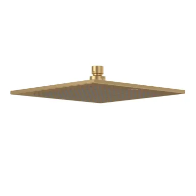 Palarie de dus 25 x 25 cm, patrata, auriu periat, VilleroyBoch Universal Showers