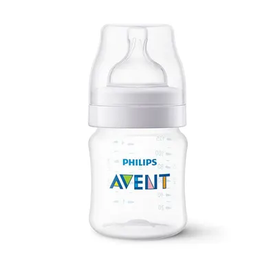 Biberon Avent anticolici, tetina debit 1, 0 luni+, 125 ml