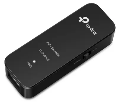 Extensor PoE+ TP-Link - Omada POE10E, până la 250 m, negru