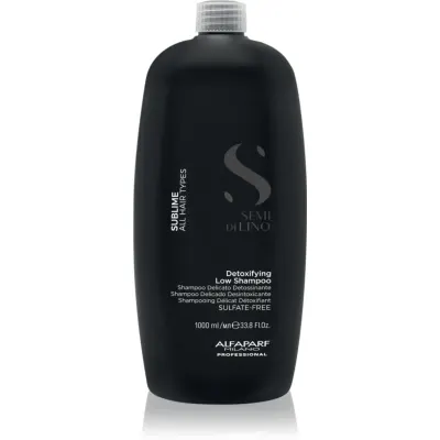 Alfaparf Milano Semi di Lino Sublime șampon detoxifiant pentru curățare pentru toate tipurile de păr 1000 ml