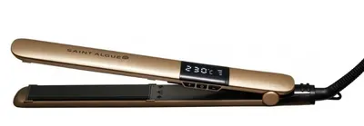 Placă de îndreptat părul Demeliss - Gold, până la 230°C, strat de titan, auriu