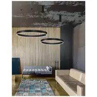 Lampa suspendata MOTIF Nisipiu Negru Aluminiu & Acrylic LED 55 Wat 230 Volt 3800Lm 3000K IP20
