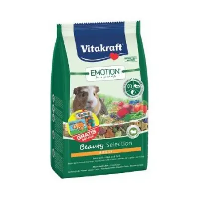 Hrana completa pentru porcu?ori de Guineea Vitakraft Emotion Beauty G Pig 600 g
