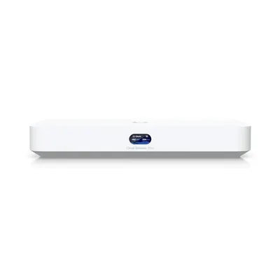 Gateway UniFi Cloud Ubiquiti Fiber UCG-FIBER, 4 porturi RJ45, 2 porturi SFP+, 10 GB/s, PoE+