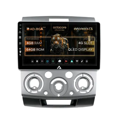 Navigatie Ford Ranger Mazda BT50 (2007-2012), Android, A-Octacore 4GB RAM + 64GB ROM, 9 Inch - AD-BGA9004+AD-BGRKIT136