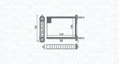 Schimbator caldura incalzire habitaclu potrivit RENAULT GRAND SCENIC III, MEGANE, MEGANE III, MODUS, SCENIC III, TRAFIC III 1.2-2.0D 05.08