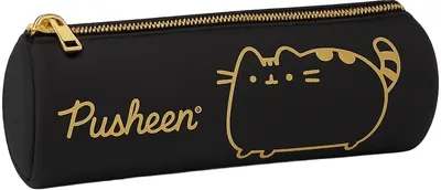 Penar cilindric St. Majewski Pusheen - Gold, 1 fermoar