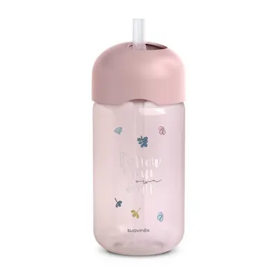 Sticla de apa fara picurare Bears Suavinex 340 ml roz