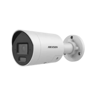 Camera supraveghere IP exterior Hikvision AcuSense DS-2CD2086G2H-I2U/SL, 4K, 2.8 mm, IR 40m, microfon si difuzor, lumina stroboscopica, alarma 110dB, slot card, PoE